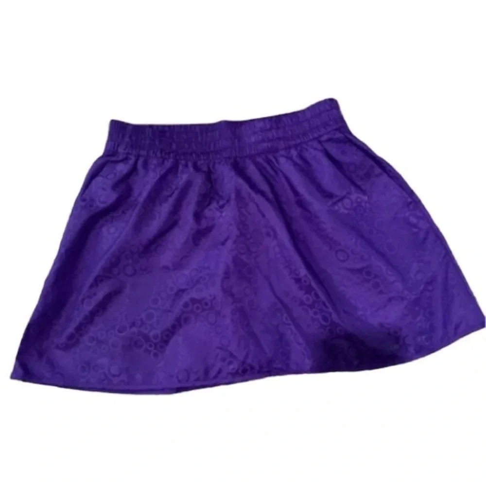 Outdoor Voices Women's Purple PullOn Elastic Waist RecMesh 2.5" Skort Sz M NWT